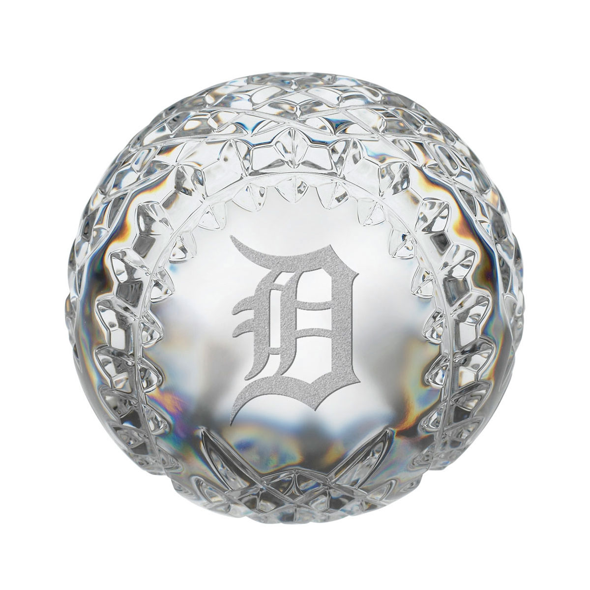 Waterford MLB Detroit Tigers Crystal Baseball Paperweight